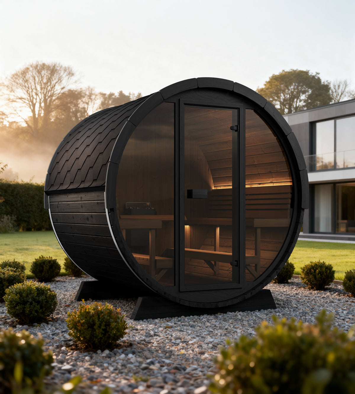 
SaunaLife Model EE8G 6-Person ERGO Series Sauna Barrel