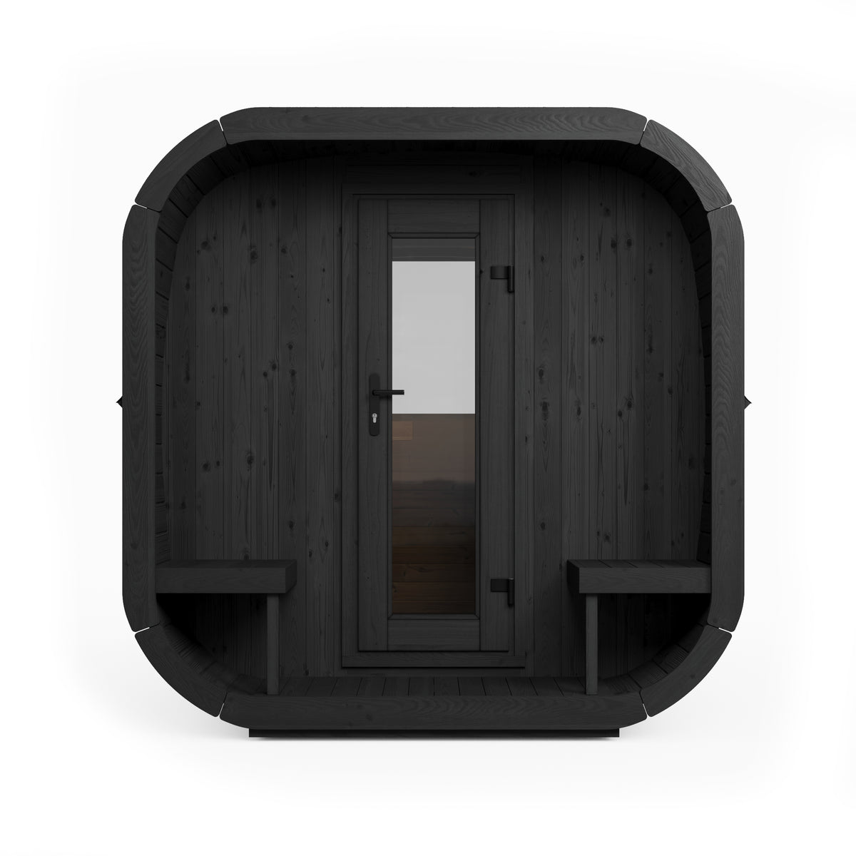 
SaunaLife CL12GCP 8-Person Cube Series Outdoor Home Sauna Kit