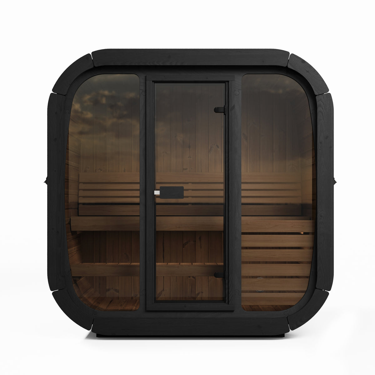 
SaunaLife CL4G 3-Person Cube-Series Outdoor Home Sauna Kit