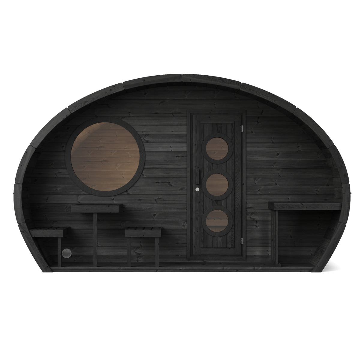 
SaunaLife Model G11 Garden-Series Outdoor Home Sauna Kit -2 Room Sauna