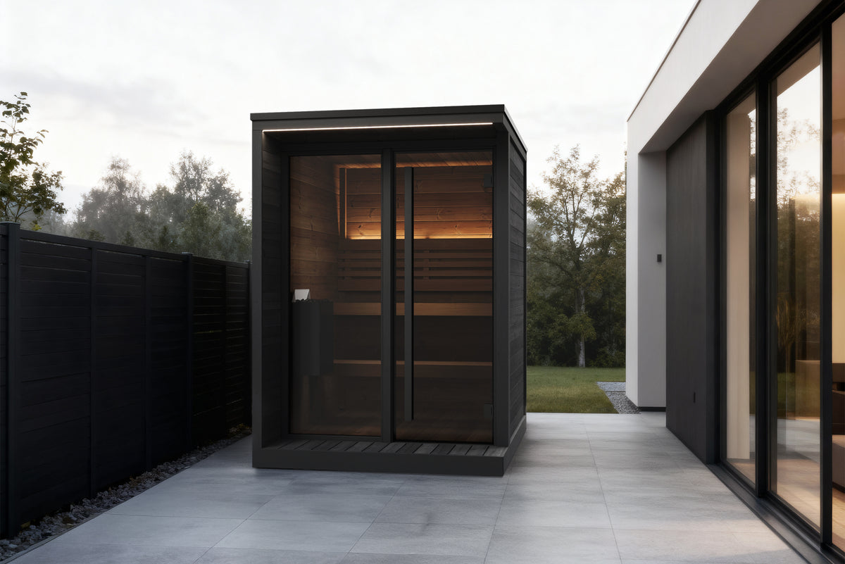
SaunaLife GL4 4-Person Outdoor Sauna Kit | Garden Luxury Series