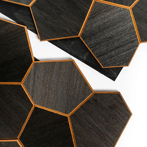 
ProSaunas Sauna Wall Panels Modern Thermo Black