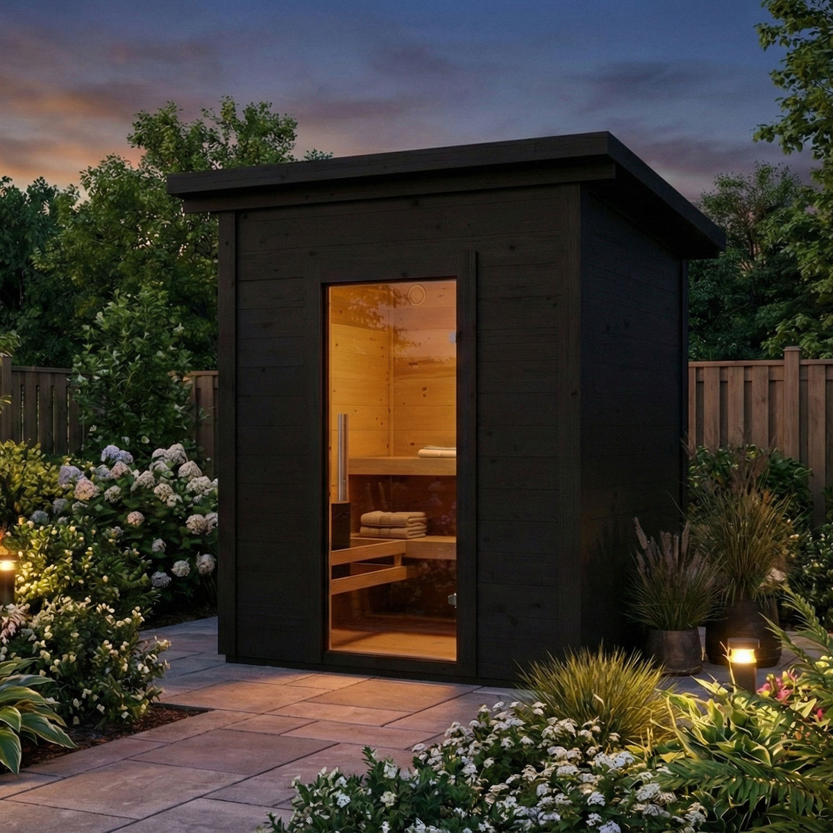 
SaunaLife Model G2 Garden-Series Outdoor Home Sauna DIY Kit
