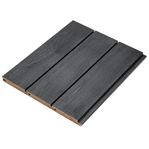 
Aspen Brushed Midnight Black Sauna Wood T&G STS4 Wall Cladding 1x4" | WOOD708
