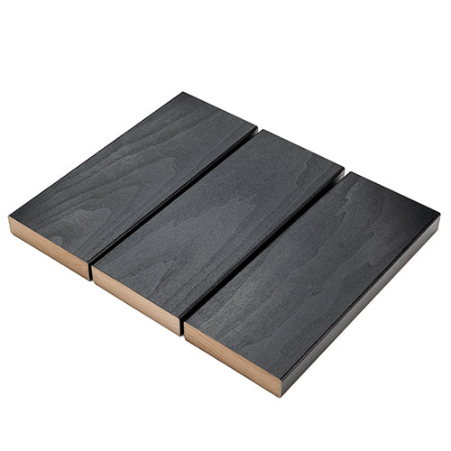 
Aspen Midnight Black Sauna Wood S4SEE SHP Bench Material 2x5" | WOOD694
