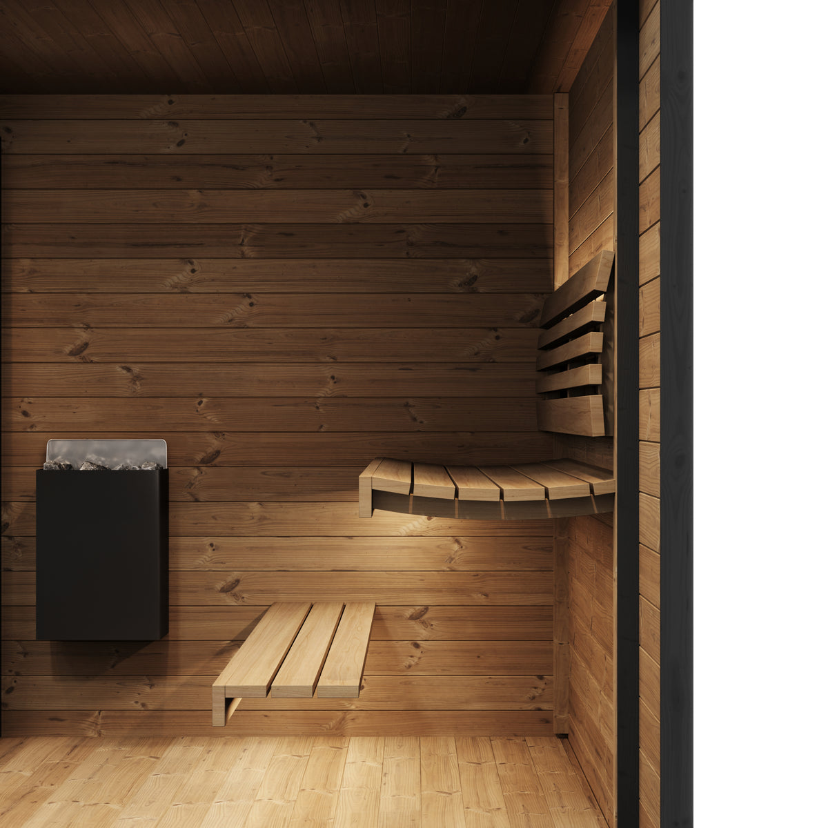 
SaunaLife GL6 6-Person Outdoor Sauna Kit | Garden Luxury Series
