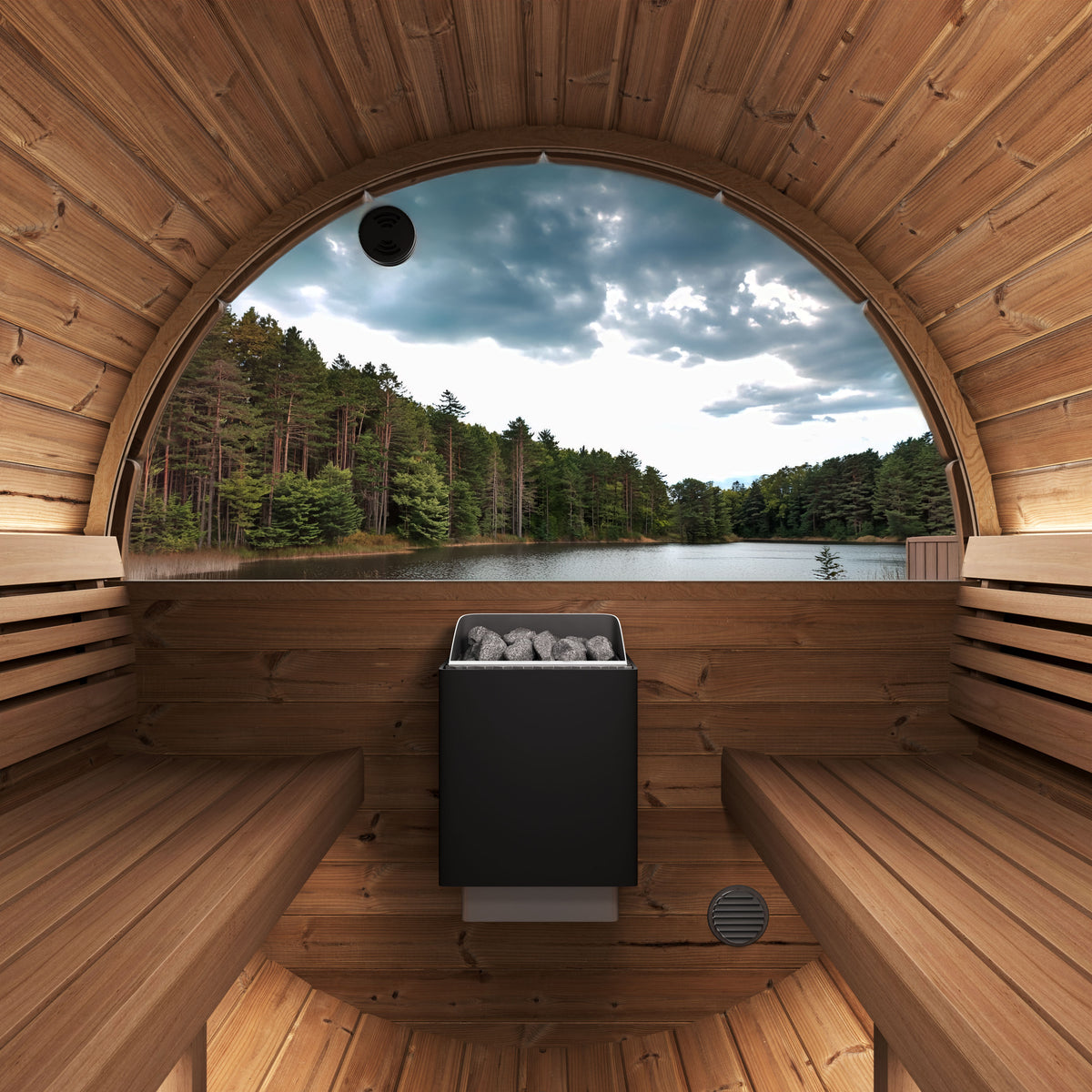 
SaunaLife Model E6 Sauna Barrel | ERGO Series