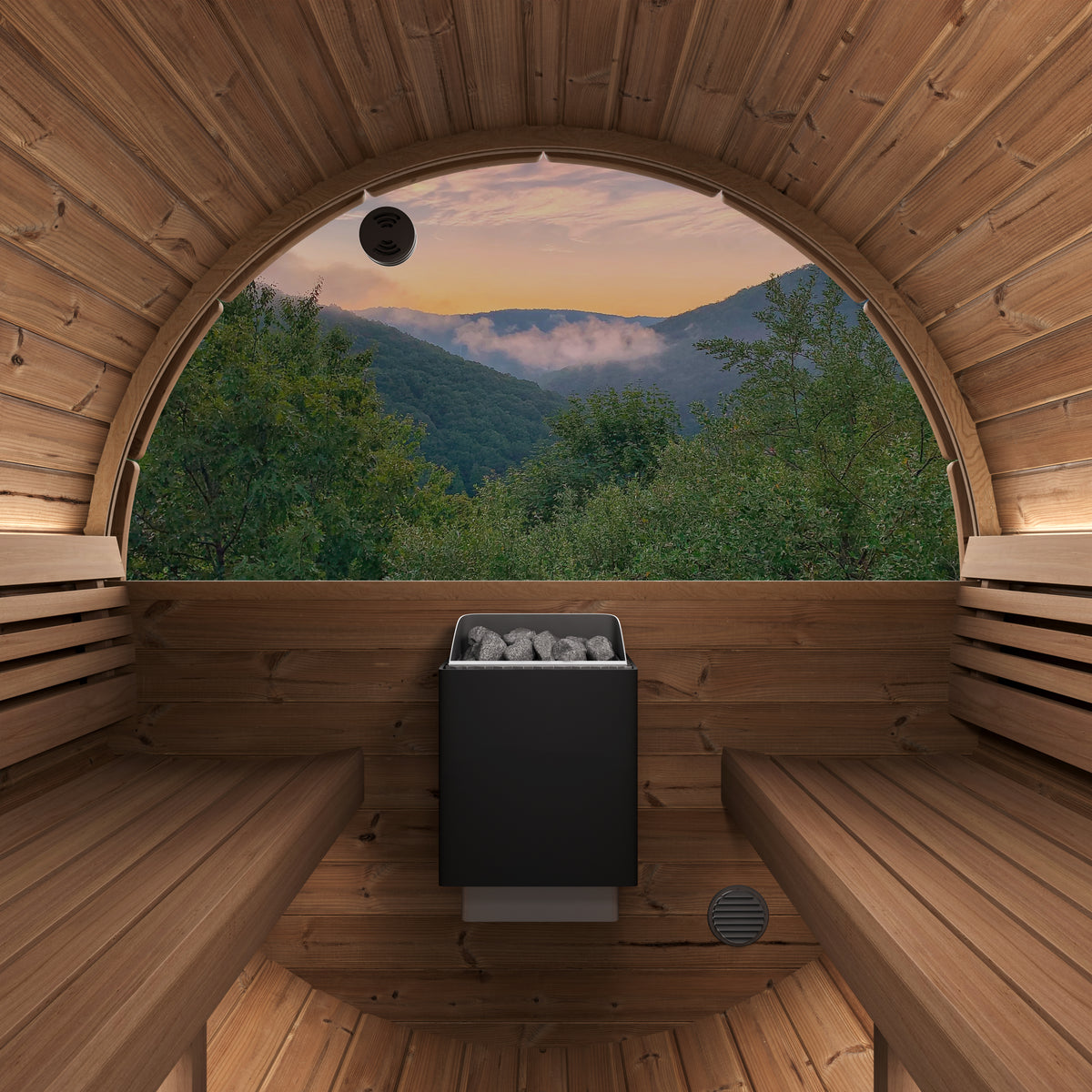 
SaunaLife Model E8 Sauna Barrel | ERGO Series