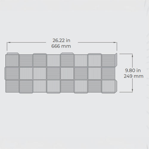 
ProSaunas Sauna Wall Panels Cubist Black