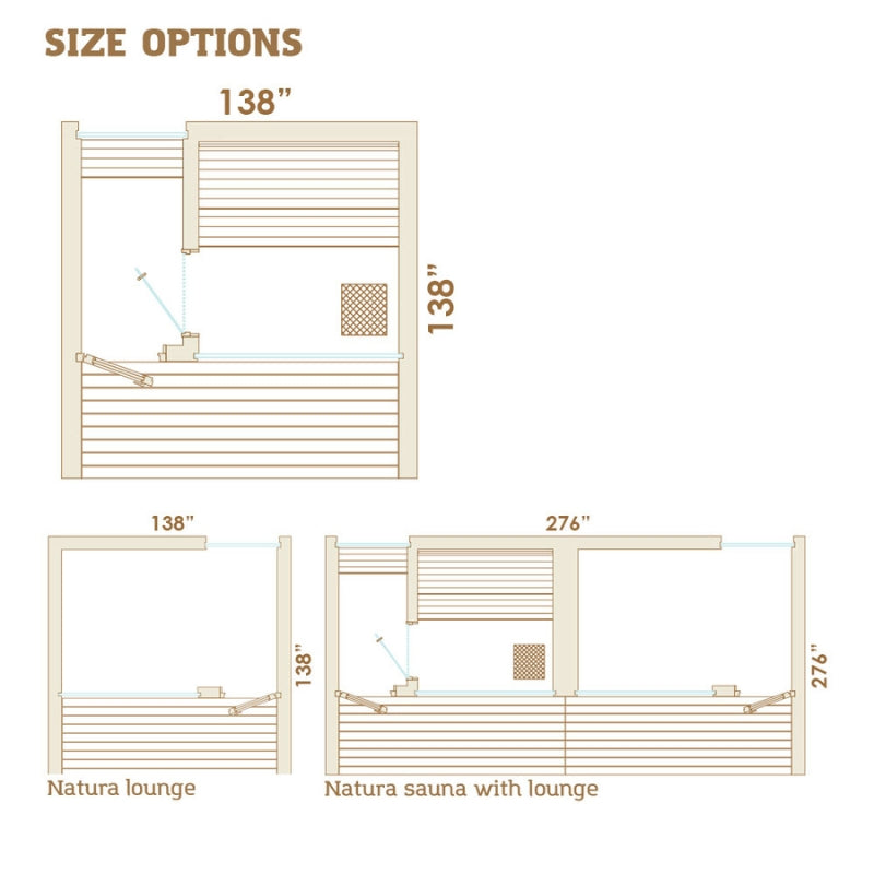 Auroom Natura Outdoor Cabin Sauna