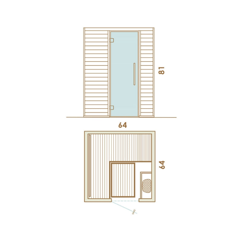 Auroom Baia Traditional Sauna