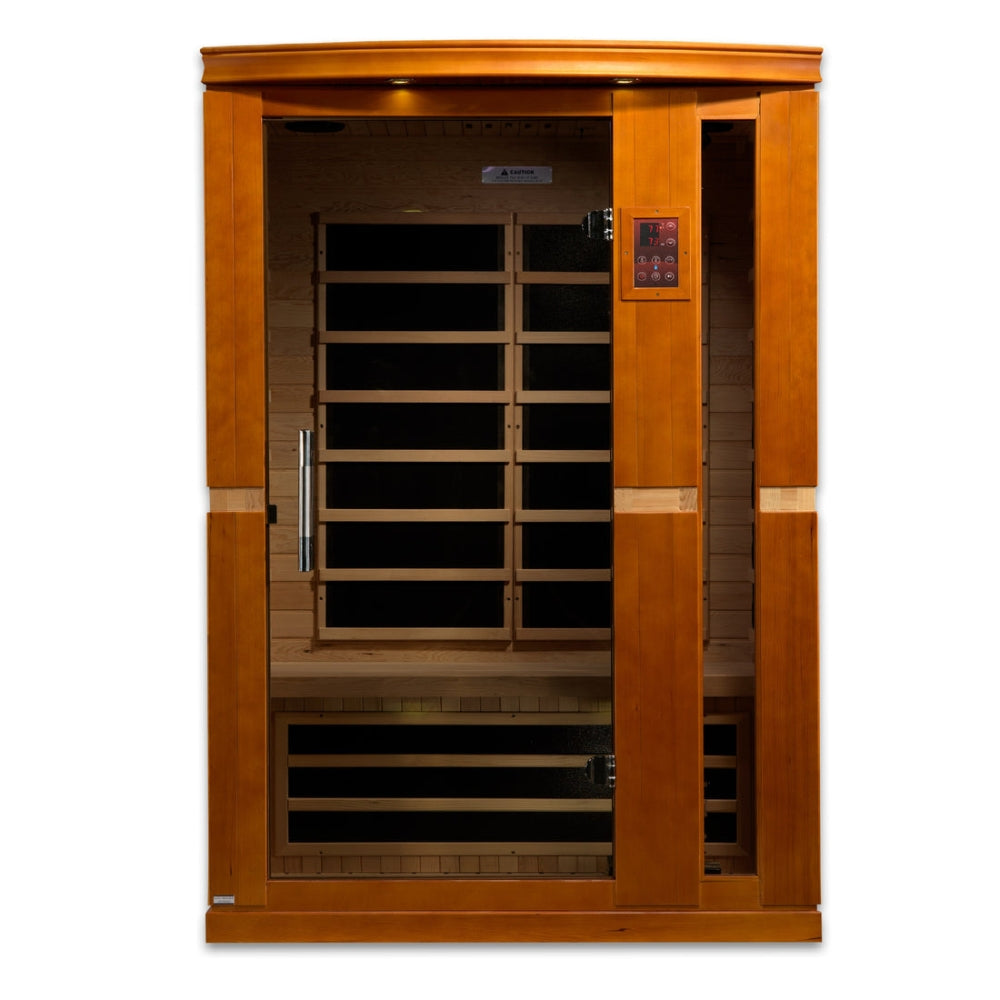 Golden Designs Vittoria Elite 2 Person Ultra Low EMF Infrared Sauna | DYN-6220-01 Elite