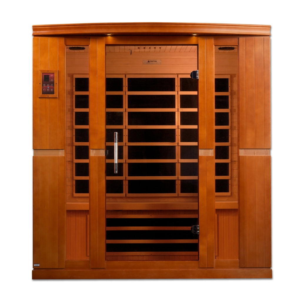 Golden Designs Bergamo Elite 4-Person Ultra Low EMF FAR Infrared Sauna | DYN-6440-01 Elite