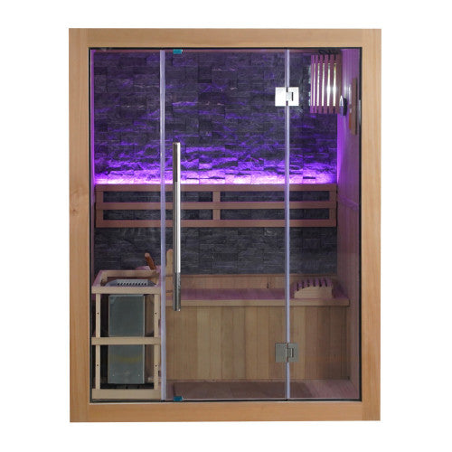 
Sunray Rockledge 2-Person Luxury Traditional Sauna with 4.5kW Heater