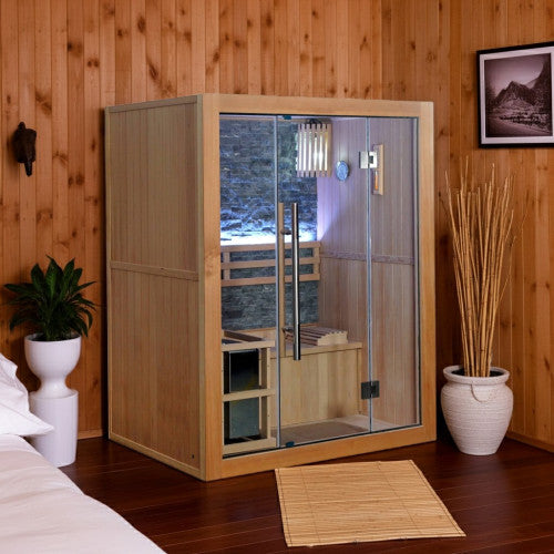 
Sunray Rockledge 2-Person Luxury Traditional Sauna with 4.5kW Heater