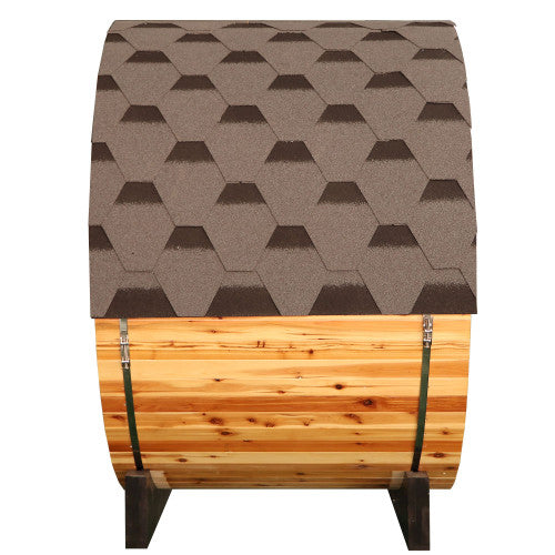 Sunray Solace 2-Person Traditional Barrel Sauna with 6kW Harvia Heater-Sunray-Nordica Sauna