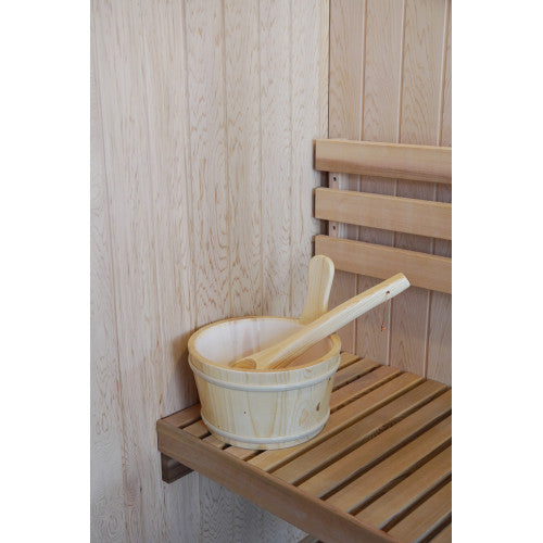 Sunray Aston 1-2 Person Traditional Sauna with 4.5kW Harvia Heater-Sunray-Nordica Sauna