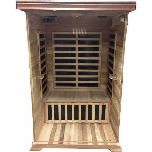 Sunray Sedona 1-Person Cedar Sauna with Carbon Heaters-Sauna-Sunray-Nordica Sauna