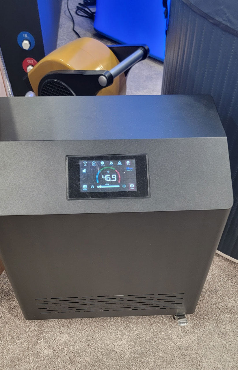 Golden Designs Dynamic Cold Therapy - 0.6 HP Cold/Heat System with WIFI APP - Titanium-Chiller-Golden Designs-Nordica Sauna