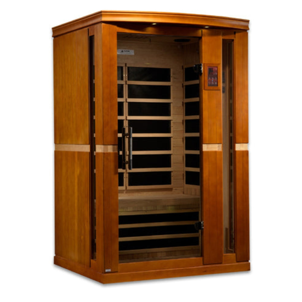 Golden Designs Vittoria Elite 2 Person Ultra Low EMF Infrared Sauna | DYN-6220-01 Elite