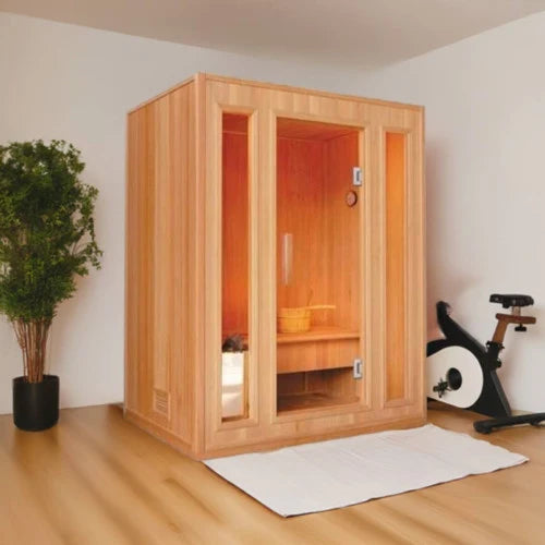 
Sunray Southport 3-Person Traditional Sauna with 3.5kW Heater