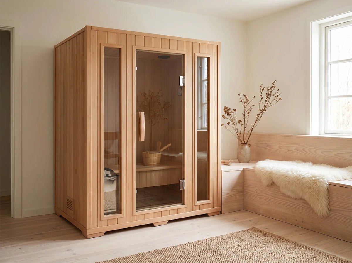 
Sunray Southport 3-Person Traditional Sauna with 3.5kW Heater