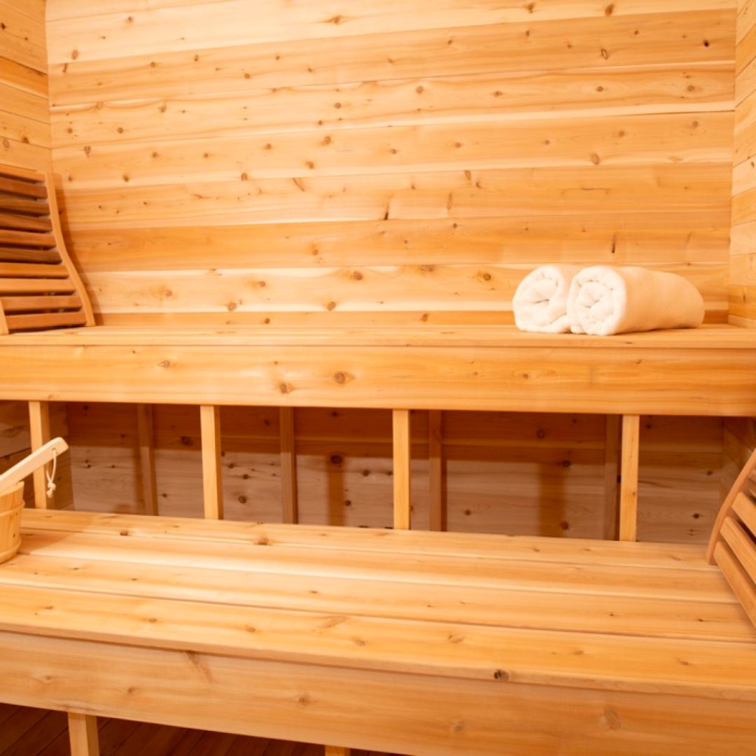 Dundalk CT Luna 4 Person Barrel Sauna-Sauna-Dundalk Leisurecraft-Nordica Sauna