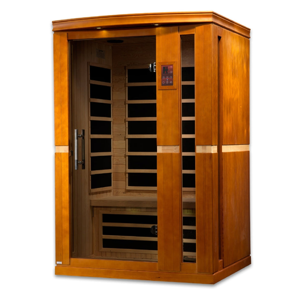 Golden Designs Vittoria Elite 2 Person Ultra Low EMF Infrared Sauna | DYN-6220-01 Elite