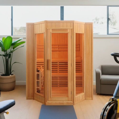 Sunray Tiburon 4-Person Traditional Sauna with 6kW Heater