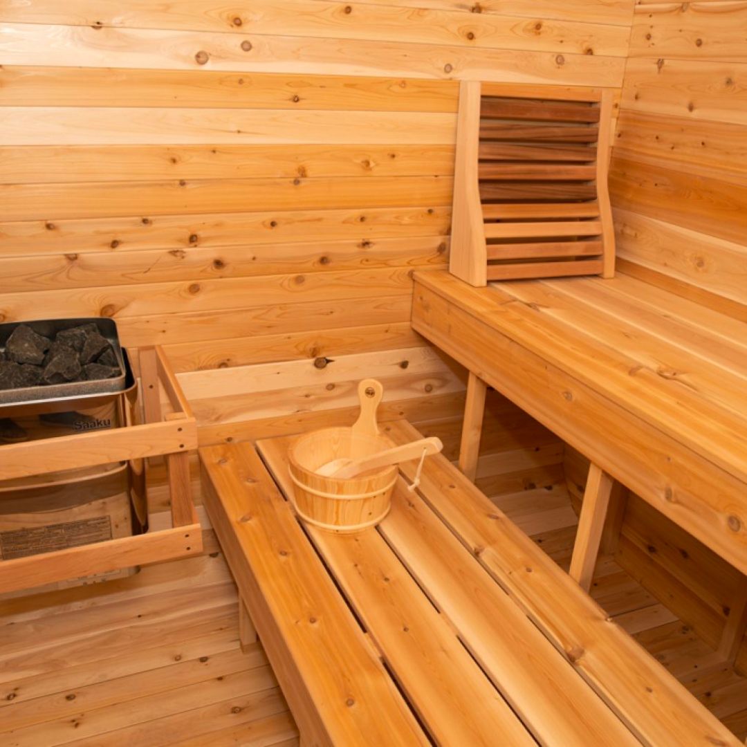 Dundalk CT Luna 4 Person Barrel Sauna-Sauna-Dundalk Leisurecraft-Nordica Sauna