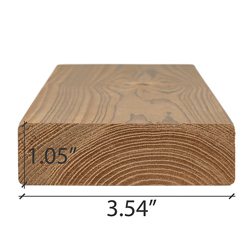 
Thermo-Spruce Sauna Wood S4SEE SHP Bench Material 2x4" | WOOD654