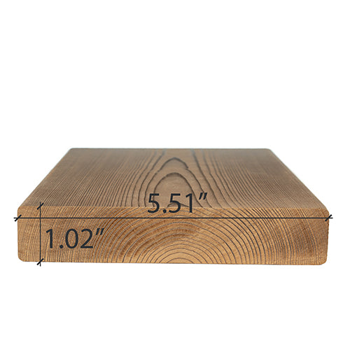 
Thermo-Spruce Sauna Wood S4SEE SHP Bench Material 2x6" | WOOD742