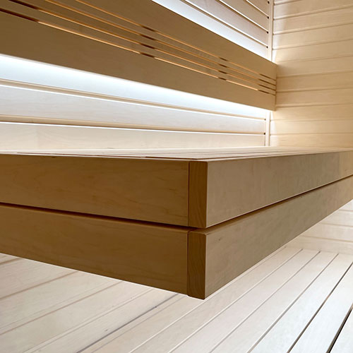 
Aspen Sauna Wood S4SEE SHP Bench Material 2x4" | WOOD641