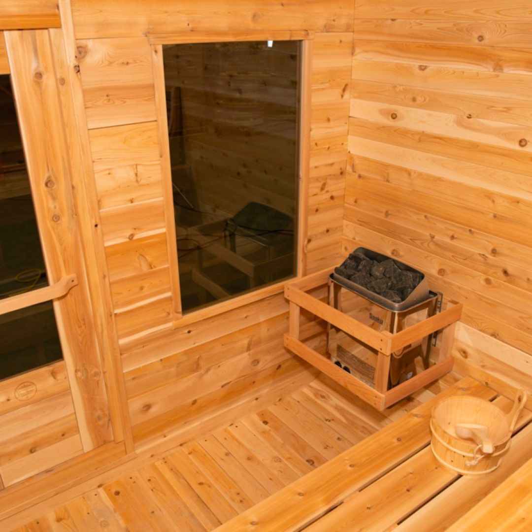 Dundalk CT Luna 4 Person Barrel Sauna-Sauna-Dundalk Leisurecraft-Nordica Sauna