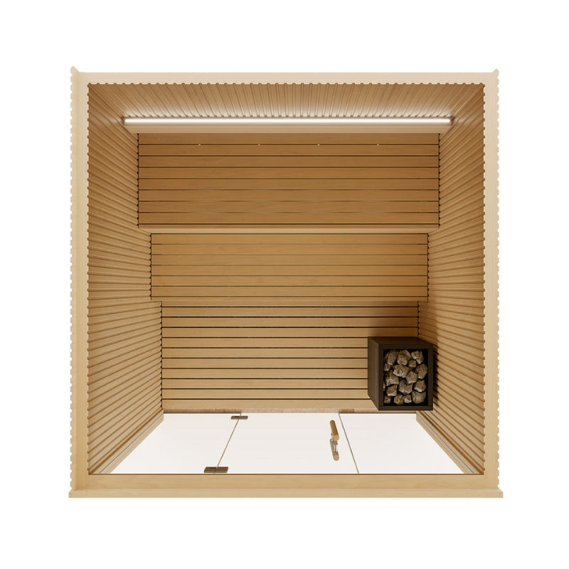 Auroom Libera Glass DIY Sauna Cabin Kit