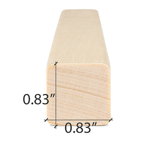 
Aspen Sauna Wood S4SEE SHP Moulding 1x1" | WOOD676
