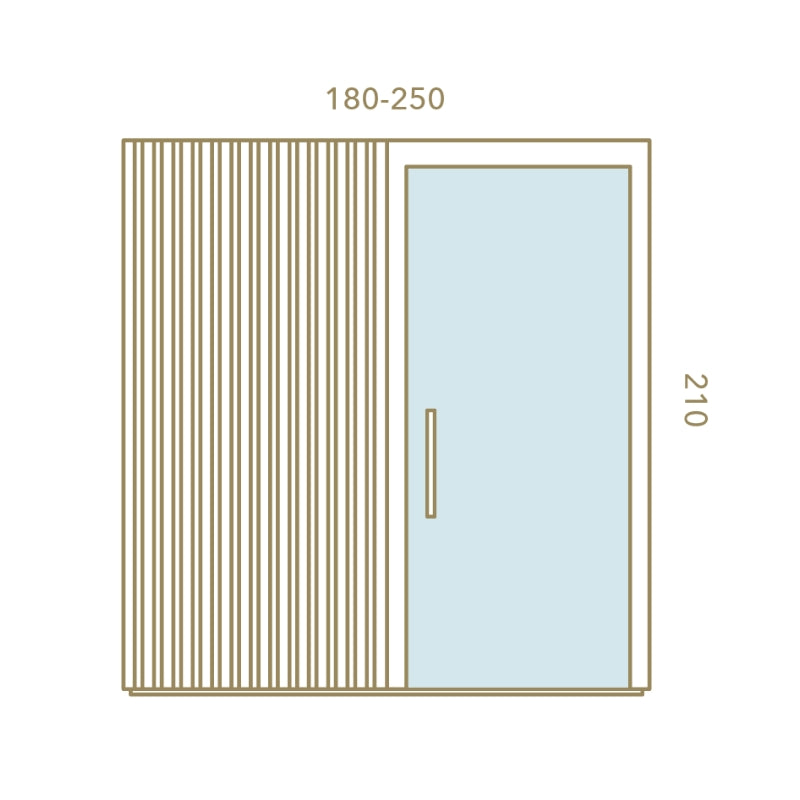 Auroom Libera Wood DIY Sauna Cabin Kit