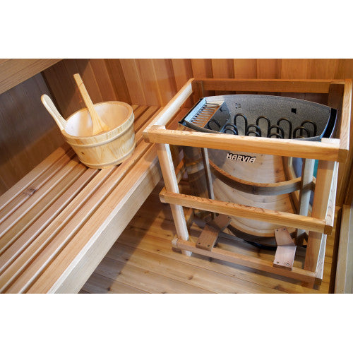 Sunray Charleston 4-Person Indoor Traditional Sauna with 6kW Harvia Heater-Sauna-Sunray-Nordica Sauna