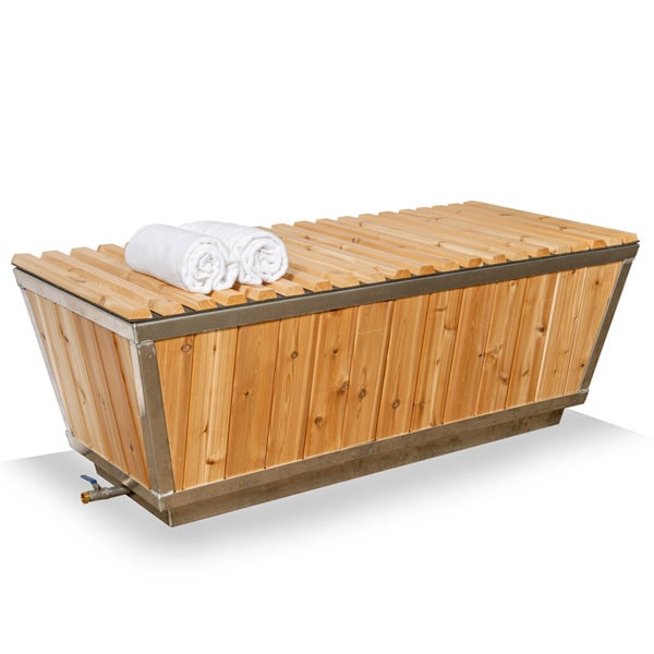 Dundalk The Polar Plunge Tub-Cold Plunge Tubs-Dundalk Leisurecraft-White Plastic Interior-Nordica Sauna