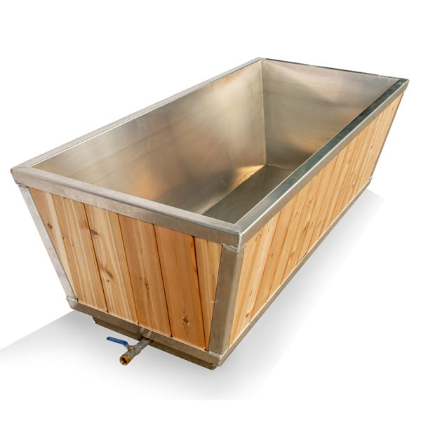 Dundalk The Polar Plunge Tub-Cold Plunge Tubs-Dundalk Leisurecraft-White Plastic Interior-Nordica Sauna