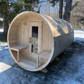 
Dundalk CT Serenity 5-Person Barrel Sauna