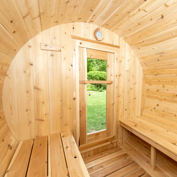 
Dundalk CT Harmony 4-Person Barrel Sauna