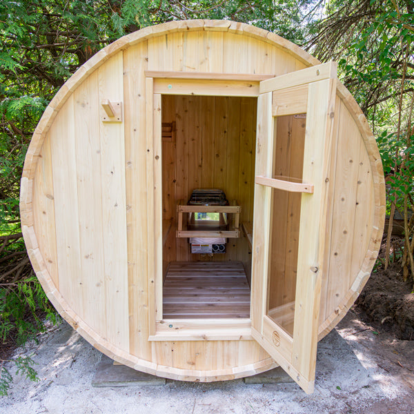 
Dundalk CT Harmony 4-Person Barrel Sauna