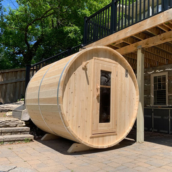 
Dundalk CT Harmony 4-Person Barrel Sauna