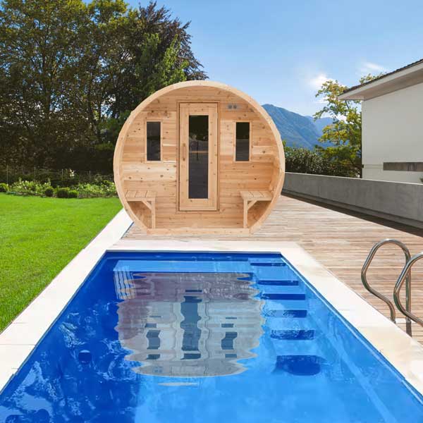 
Dundalk CT Elation 4-Person Barrel Sauna