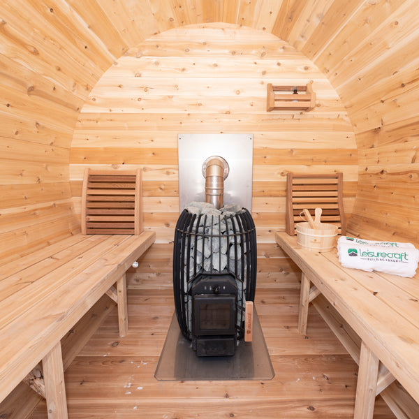
Dundalk CT Elation 4-Person Barrel Sauna