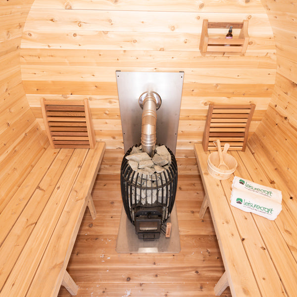 
Dundalk CT Elation 4-Person Barrel Sauna