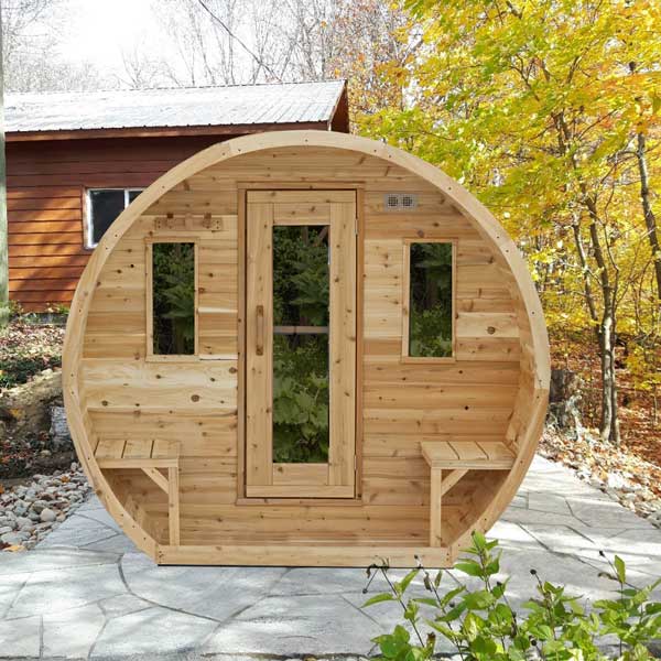 
Dundalk CT Elation 4-Person Barrel Sauna
