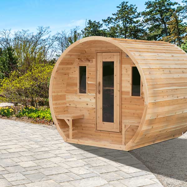 
Dundalk CT Elation 4-Person Barrel Sauna