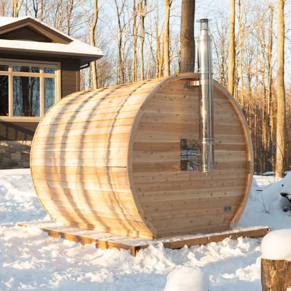 
Dundalk CT Elation 4-Person Barrel Sauna